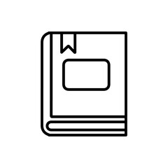 book icon sign and symbol