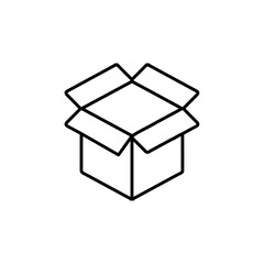 box icon sign and symbol