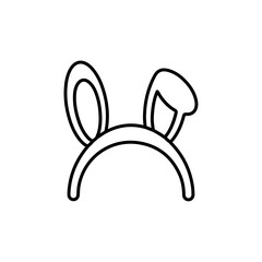 bunny ears icon sign and symbol