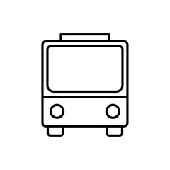 bus icon sign and symbol