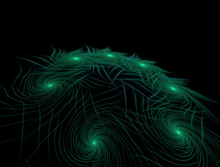 Imaginatory fractal abstract background Image