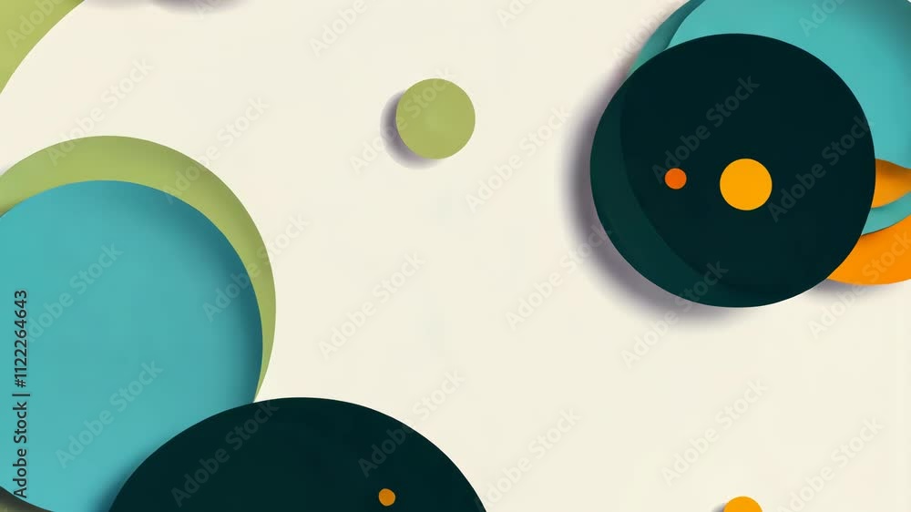 Aufkleber a vibrant abstract background frame featuring lively green geometric patterns that brighten up any d