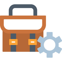 Fototapeta premium Management Icon