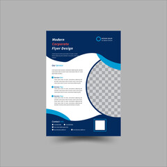 01Corporate natural shape business flyer design or brochure vector template design with Navy blue color.A4 Modern flyer design for marketing ,business proposal ,promotion, advertise, publication.
