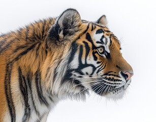 Obraz premium The Amur tiger, also referred to as the Siberian tiger (P. t. altaica)