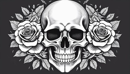 Obraz premium Illustration of Art with plain background , pencil sketch 