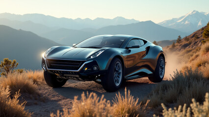 Naklejka premium SUV Crossover Concept
