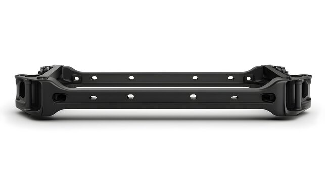 3d render black plastic chassis frame - 3d renders