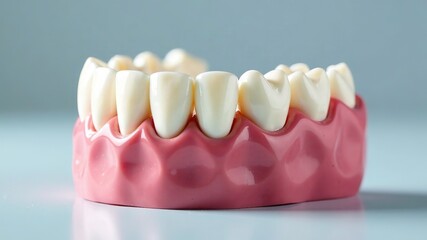 Obraz premium Pristine Artificial Teeth - High-Resolution Dental Mockup