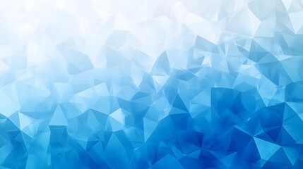 Obraz premium abstract background - Geometric Ice-Like Blue Polygonal Background