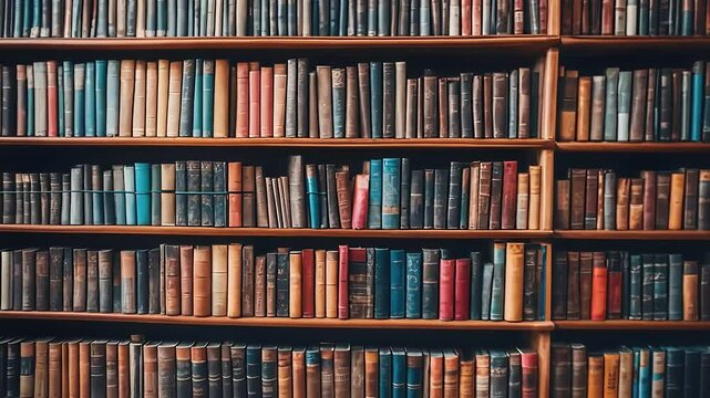 shelf library bookshop education wallpaper bookshelf banner ader many book collection colorful university books 4k design video lf information study literature concept learn assorted cognitio