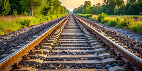 Train tracks side by side , railway, transportation, parallel, infrastructure, travel, metal, connection, industrial