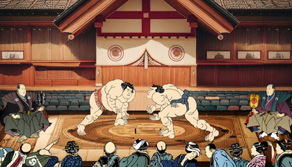 相撲観戦
