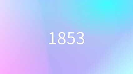 1853年のグラデーション背景イラスト