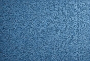 Fototapeta premium the artwork features an intricate and abstract pattern. the design showcases swirling organic shapes and motifs. the color palette creates a cool and calming effect with shades of blue.