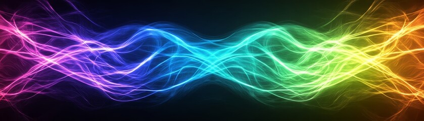 Fototapeta premium Colorful abstract smoke background, swirling patterns for creative projects and digital art