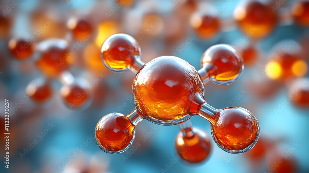 Aufkleber molecules: exploring atomic bonds and structures in science