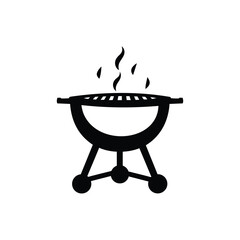 BBQ grill vector isolated on white background