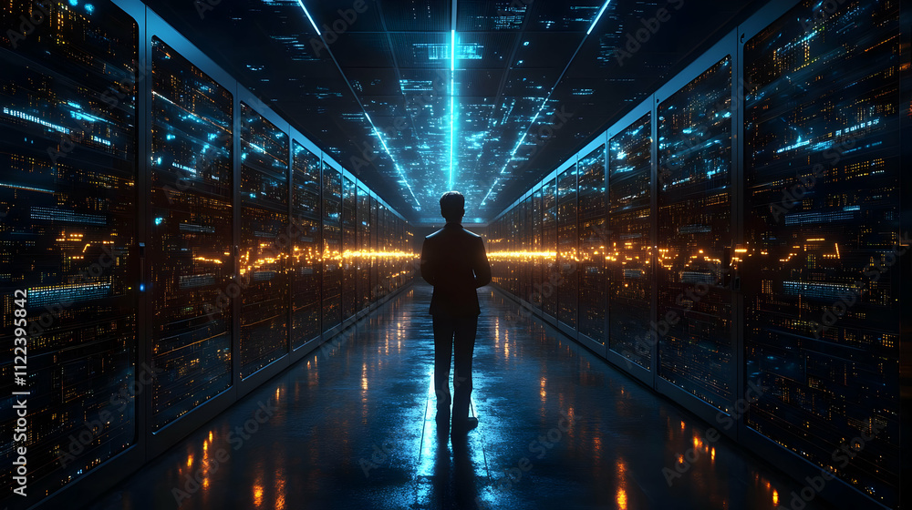Poster exploring the digital core: a journey through server farms