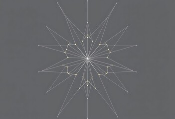 Fototapeta premium christmas snowflake isolated on black