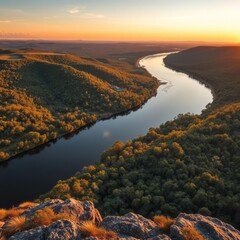 Picturesque lookout over the burnett river in gayndah queensland australia River landscapes Ultra realistic Photorealistic landscape photographywater travel sky beautiful tourism outdoor