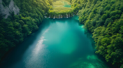 Fototapeta premium plitvice lakes national park