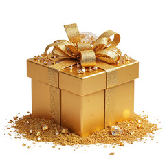 golden gift box