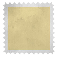 Obraz premium stamp gold background silver frame postage stamp or frame illustration 