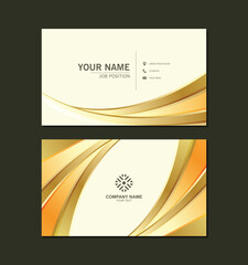 Fototapeta premium luxury abstract business card design