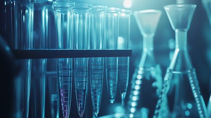 Genetic research and biotechnology science with human biology and pharmaceutical technology in modern laboratory setting