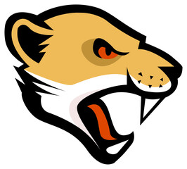 mountain lion sports logo