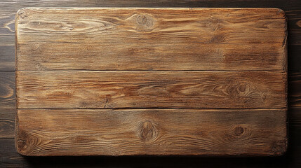Naklejka premium Rustic Wooden Plank Surface for Food Photography Display