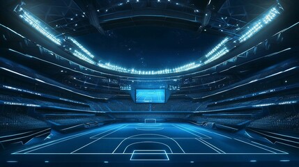 High-Tech Sports Venue with Next-Gen Features