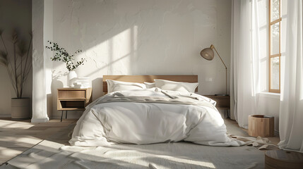Fototapeta premium modern bedroom interior