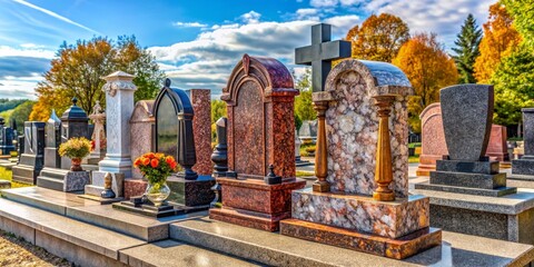 Elegant granite headstones, custom engraved memorials, and personalized grave markers crafted for lasting tributes.