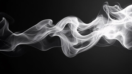 Fototapeta premium Abstract swirls of smoke create a captivating visual effect.