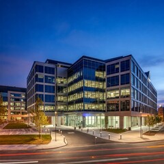 Fototapeta premium building at night
