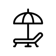 Chair icon symbol vector image illustration