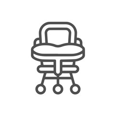 Chair icon symbol vector image illustration
