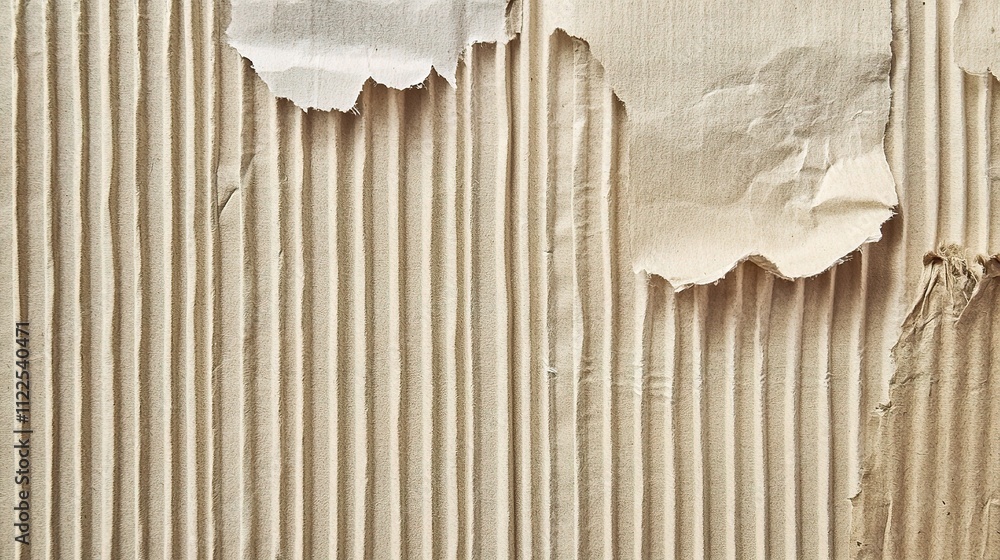 Poster rustic vintage cardboard texture with unique ripple patterns