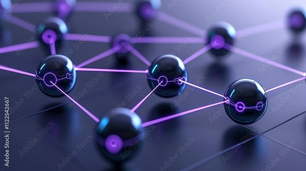 Aufkleber abstract network connection global data digital technology innovation communication