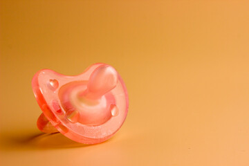 a giant dummy on a light background. taken in close-up with space for text