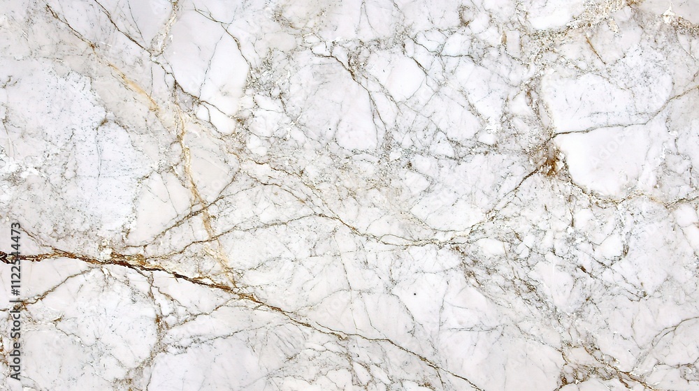 Poster Seamless White Marble Texture with Subtle Veining and Patterns