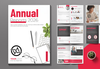 Annual Report Template Brochure