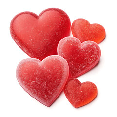 Obraz premium hearts isolated on a white background