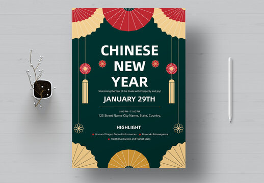 Chinese New Year flyer