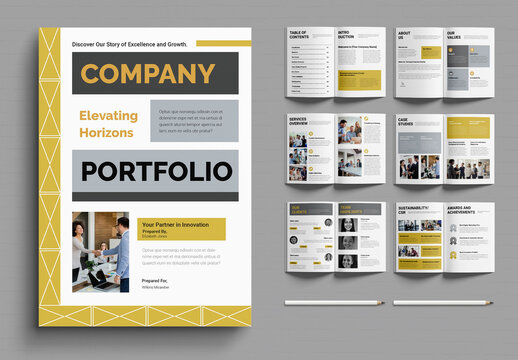 Company Portfolio Brochure Template