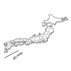 日本地図_アイソメトリックイラスト_02