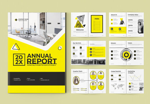 Annual Report Brochure Layout