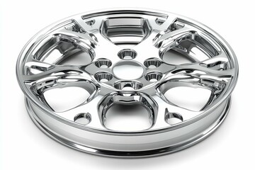 Stunning Chrome Alloy Wheel Design for Modern Cars